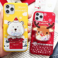 Alternative view of Coque iPhone Noël avec support 3D