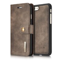 Etui Portefeuille Cuir Coque Amovible pour iPhone