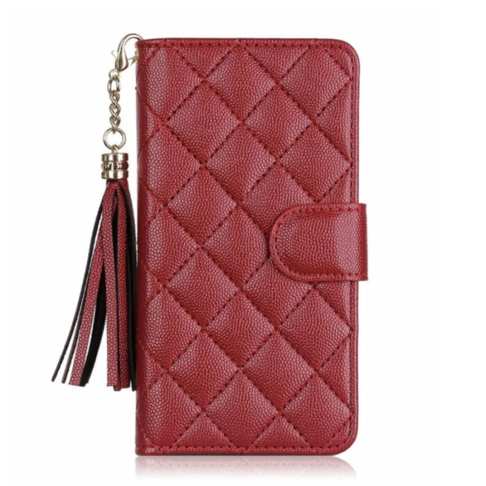 Portefeuille Femme Rouge avec rangements pratiques