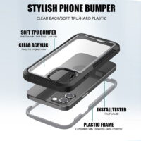 Alternative view of Coque transparente et robuste pour iPhone