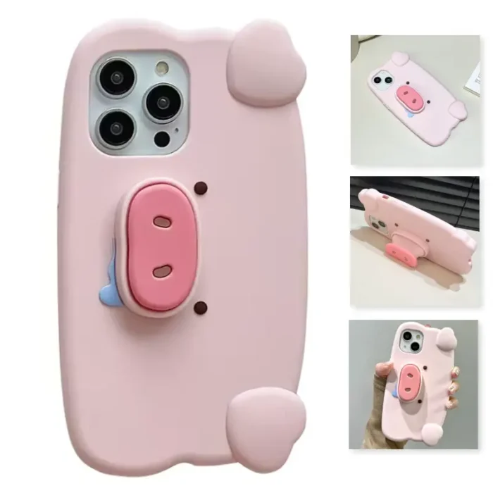 Coque iPhone Cochon 3D