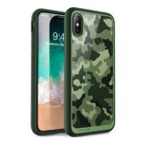 Coque Camouflage Vert pour iPhone X XS