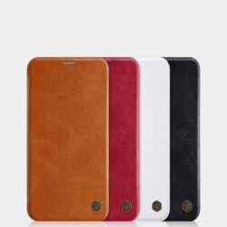 Etui à rabat en cuir véritable pour iPhone 7