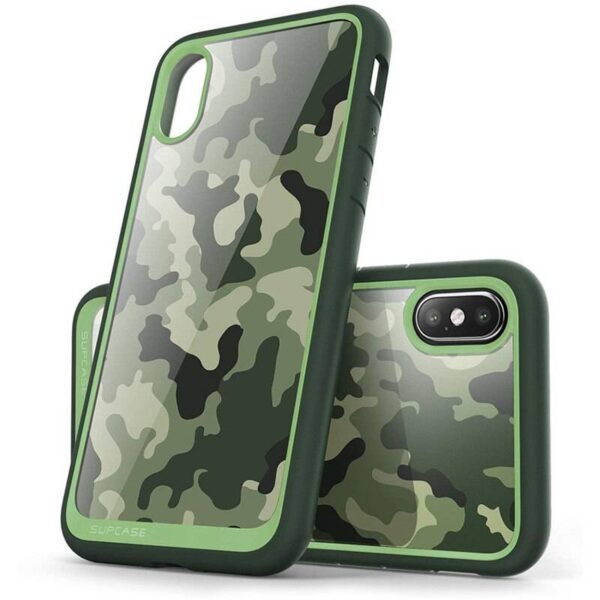 Coque Camouflage Vert pour iPhone X XS