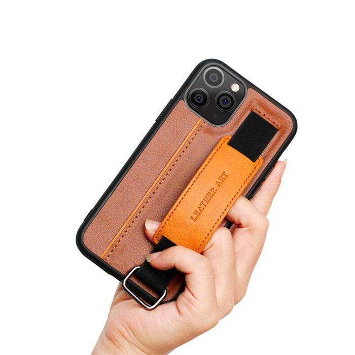 Coque téléphone rigide support élastique