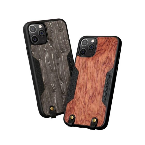 Coque téléphone en bois Véritable pour iPhone