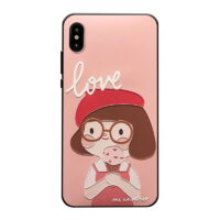 Coque iPhone Belle Fille en relief 3D