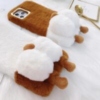 Alternative view of Coque Peluche Corgi Pour iPhone 11