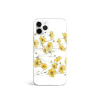 Alternative view of Coque iPhone 11 Pro Fleurs jaunes motif Printemps