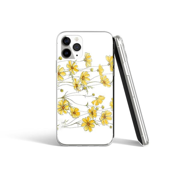 Coque iPhone avec Fleurs jaunes