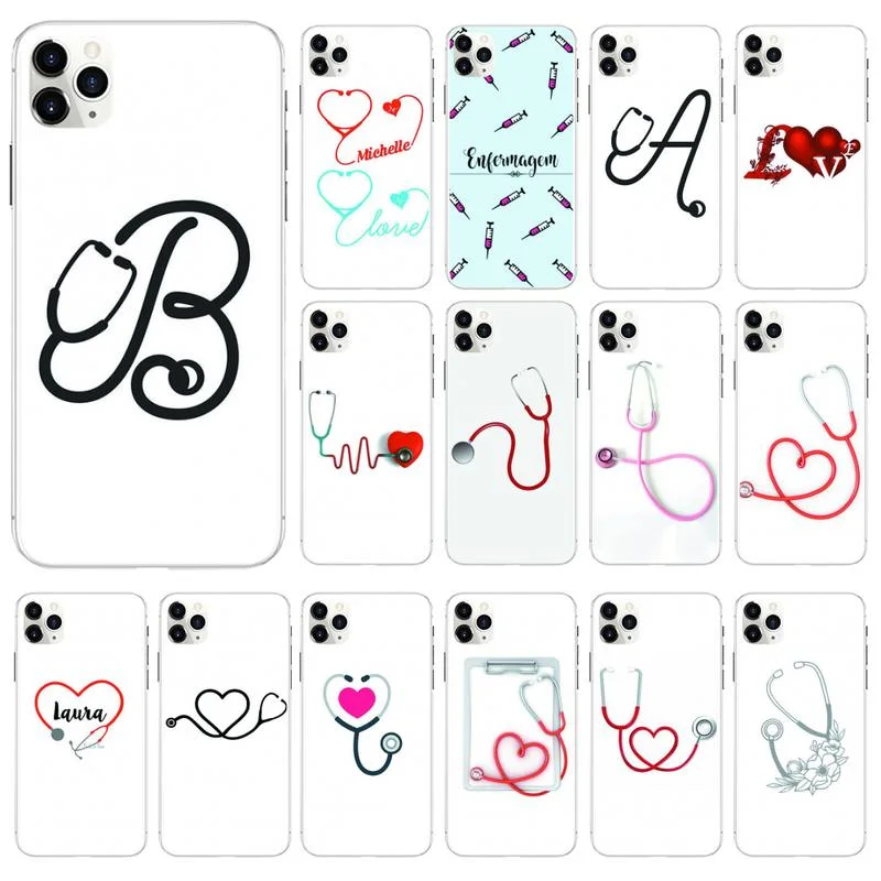 Coque pour iPhone Santé et stéthoscope