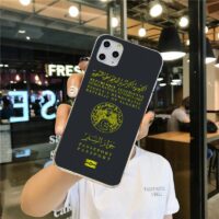 Alternative view of Coque Passeport algérien pour iPhone 12