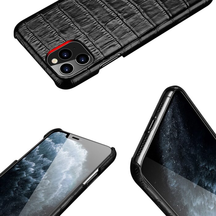 Coque iPhone Crocodile en Cuir