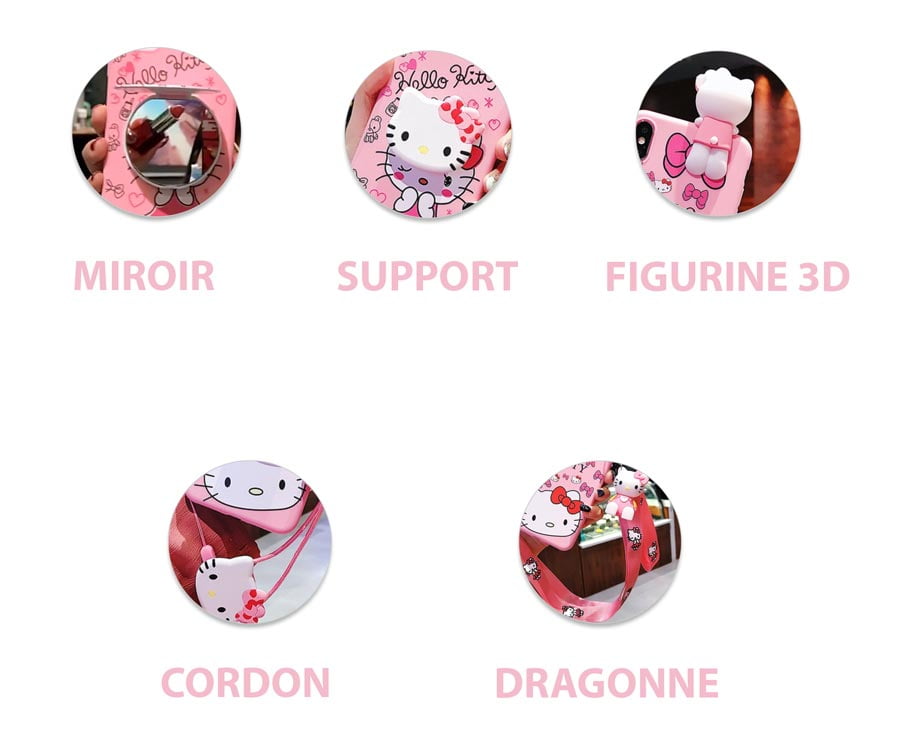 coque-iphone-hello-kitty-miroir-figurine-dragonne-cordon-porte-figurine-3D