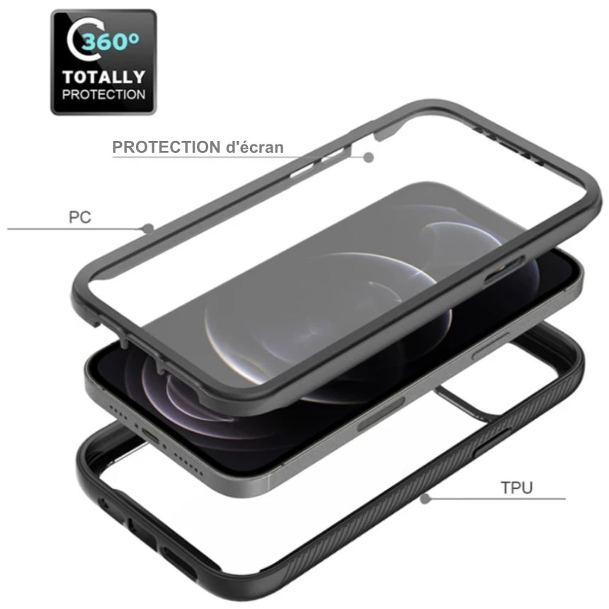Coque avec Protection d'écran intégré