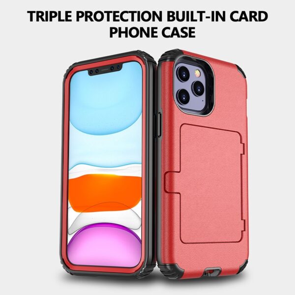 Coque iPhone 12 Mini Triple Protection Multifonctions