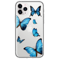 Alternative view of Étui transparent Motif Paillon iPhone 12