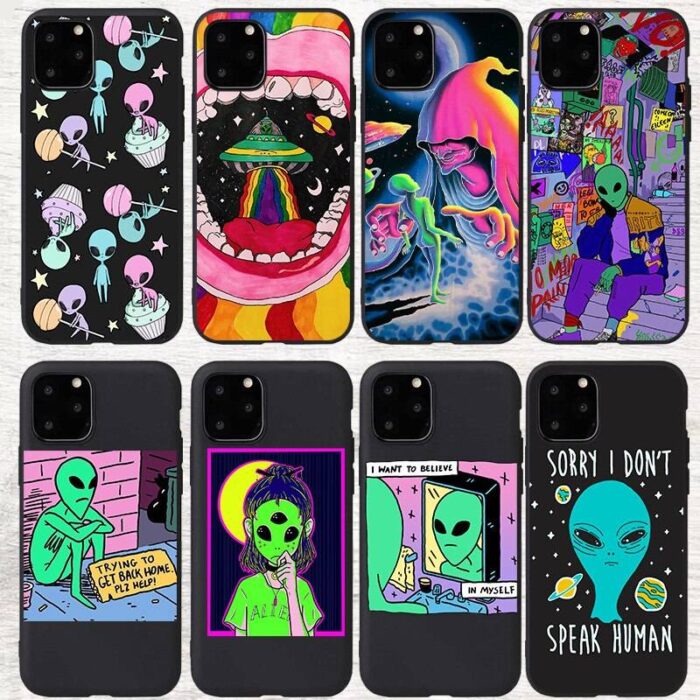 Coque iPhone Extraterrestre et ALien
