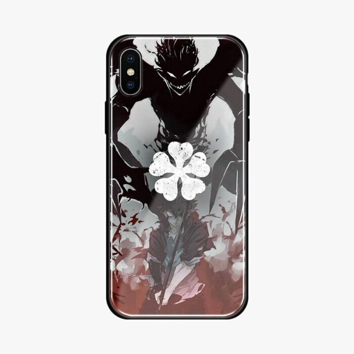 Coque iPhone Trèfle noir