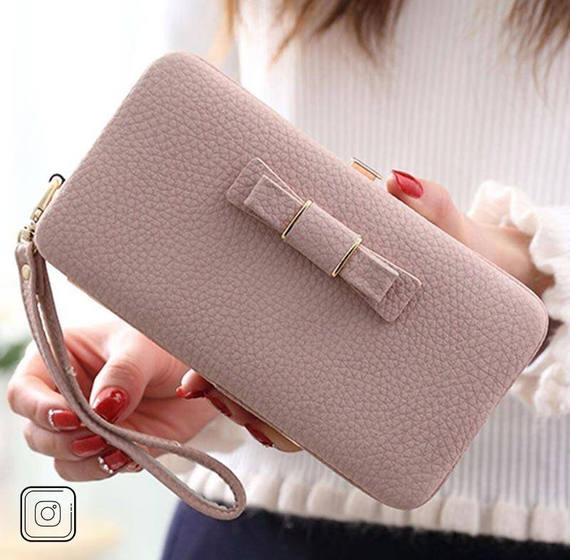 Élégante pochette noeud étui iPhone