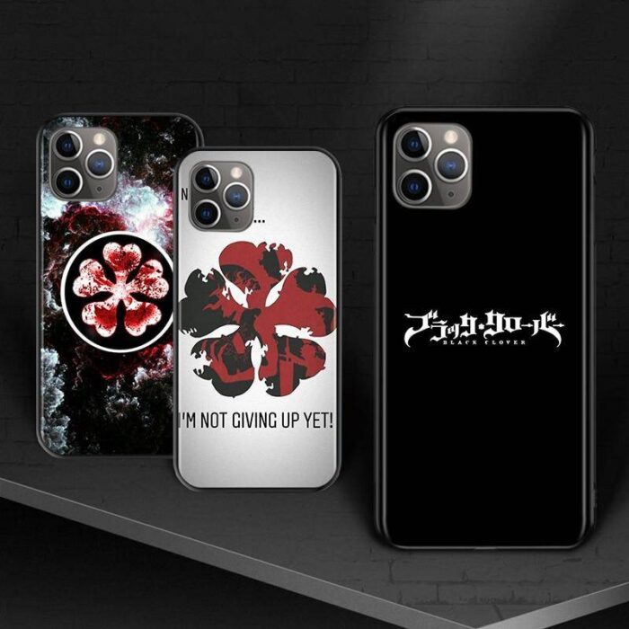 Coque iPhone trèfle quatre feuilles