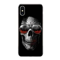 Coque tête de mort lunette