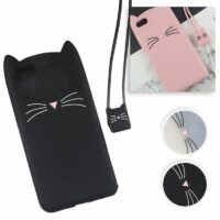 Coque iPhone Chat 3D et Dragonne