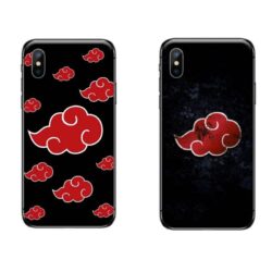 Coque iPhone Naruto nuage rouge