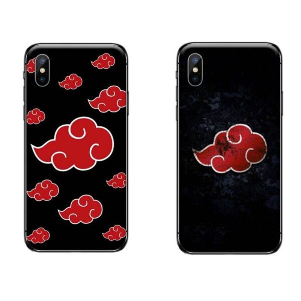 Coque iPhone Naruto nuage rouge