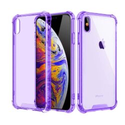 Coque iPhone transparente Mauve