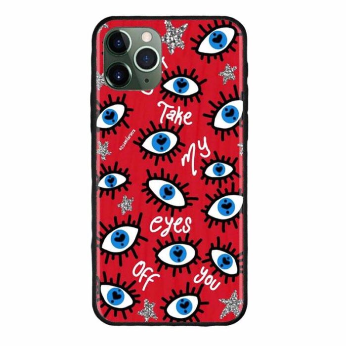 Coque iPhone oeil bleu