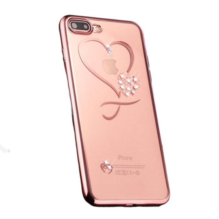 Coque iPhone Brillante Rose Gold