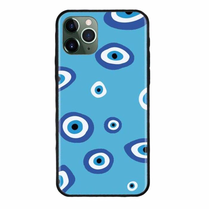 Coque iPhone oeil bleu