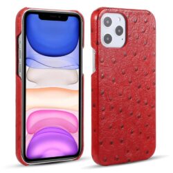 Coque iPhone Autruche (rouge)