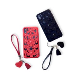 Coque iPhone Fleur en relief