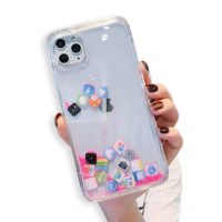 Coque iPhone transparente avec motif