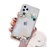 Coque iPhone transparente avec motif