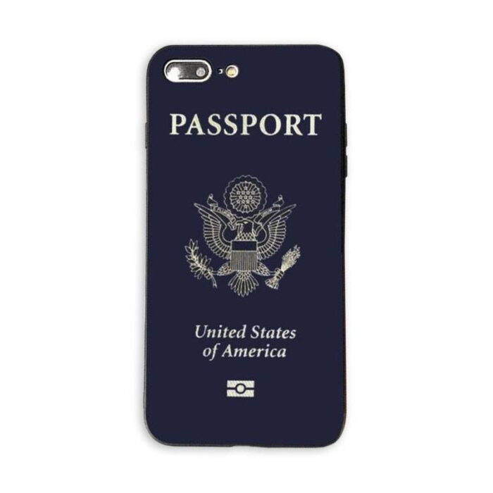 Coque Passeport USA