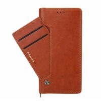 Coque iPhone Porte Cartes brun