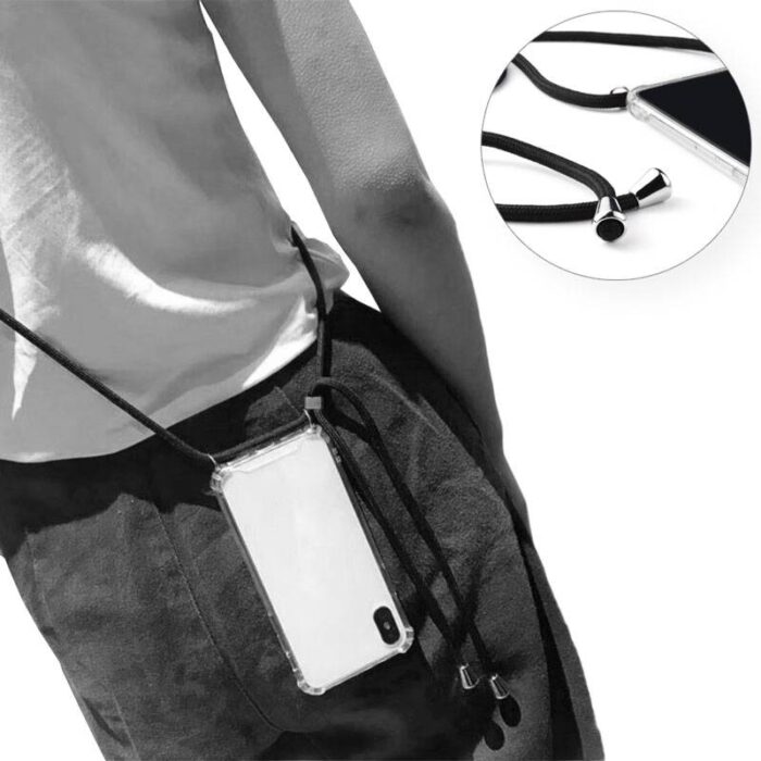 Coque iPhone avec cordon