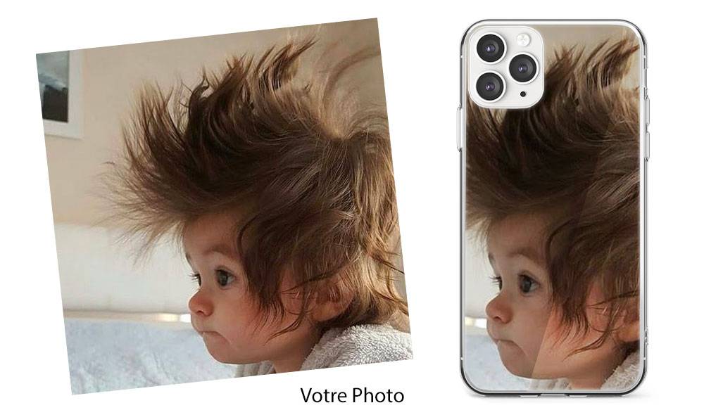 Coque iPhone personnalisée verre trempé 