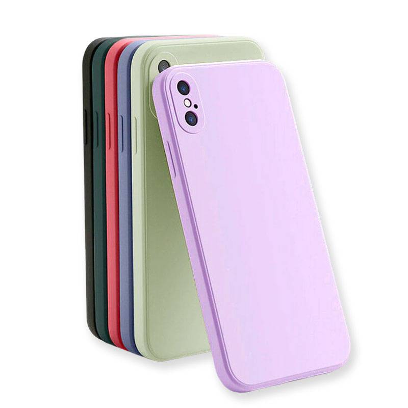 Coque iPhone silicone liquide