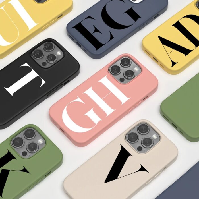 Coque iPhone initiales