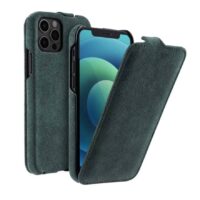 Coque iPhone 12 Cuir Alcantara