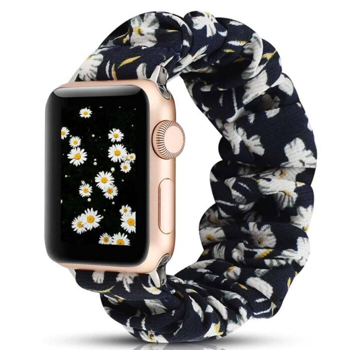 Bracelet Chouchou Apple Watch Marguerite