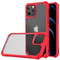 Coque Fibre de Carbone iPhone - rouge