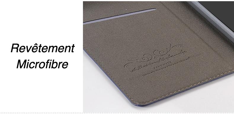 Etui Folio iPhone XR microfibre