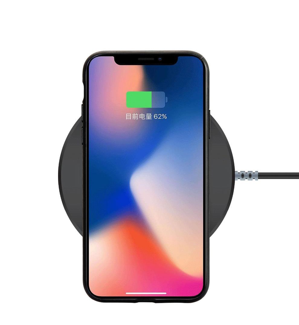 Coque iPhone crocodile compatible recharge sans fil