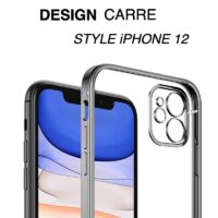 Coque iPhone Carre transparente