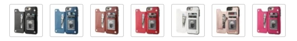 Coque porte carte - choix de couleurs